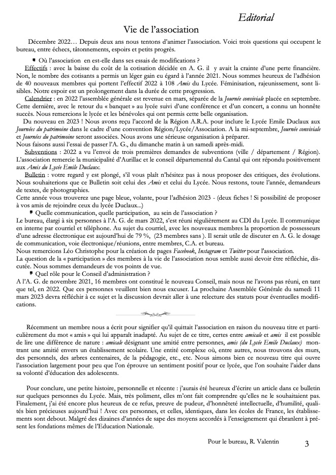 Bulletin 2023 glissées