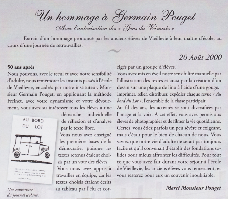 bulletin 21 hommage germain pouget