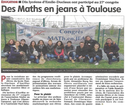 maths en Jeans