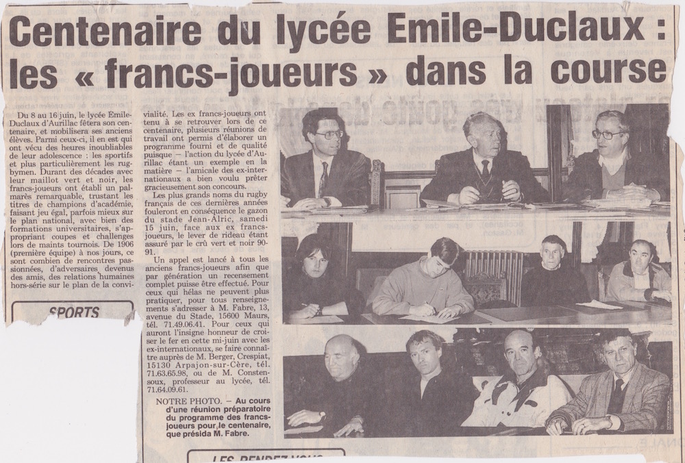 centenaire lycee